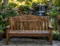 Handcrafted Personalized Wooden Garden Bench – 58" | Made to Order