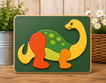Handcrafted Wooden Dinosaur Puzzle