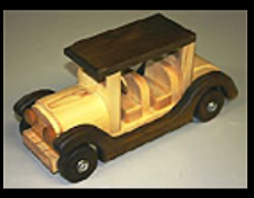 Handcrafted Wooden Sedan